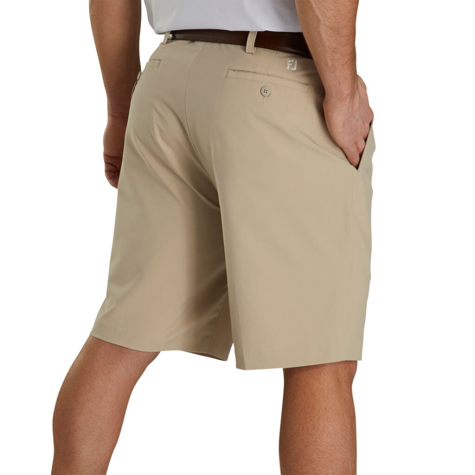 Shorts Plissados ​​pt Caqui Footjoy 95\\ Costura Interna